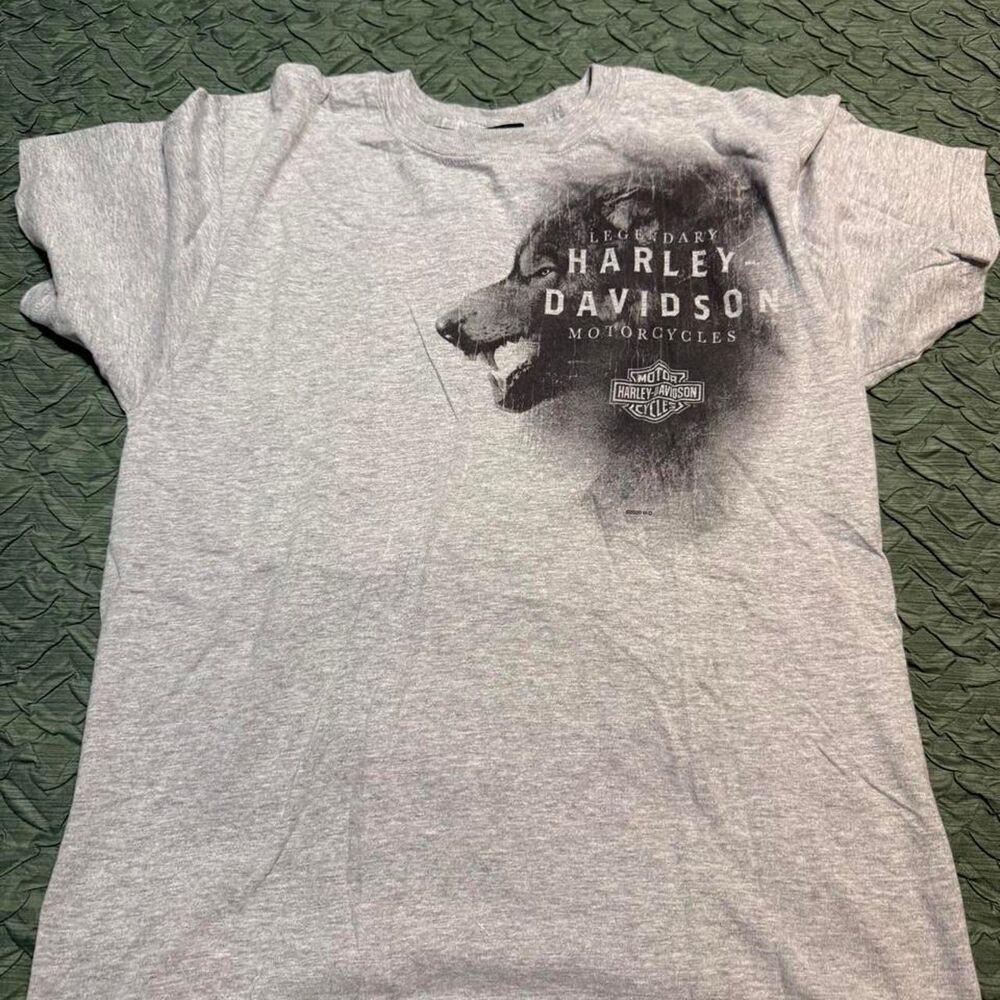 Harley-davidson Men's Grey T-shirt